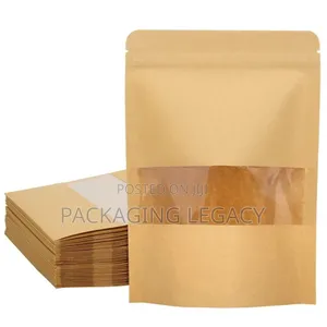 Kraft Window Pouches
