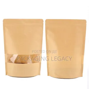 Kraft Window Pouches