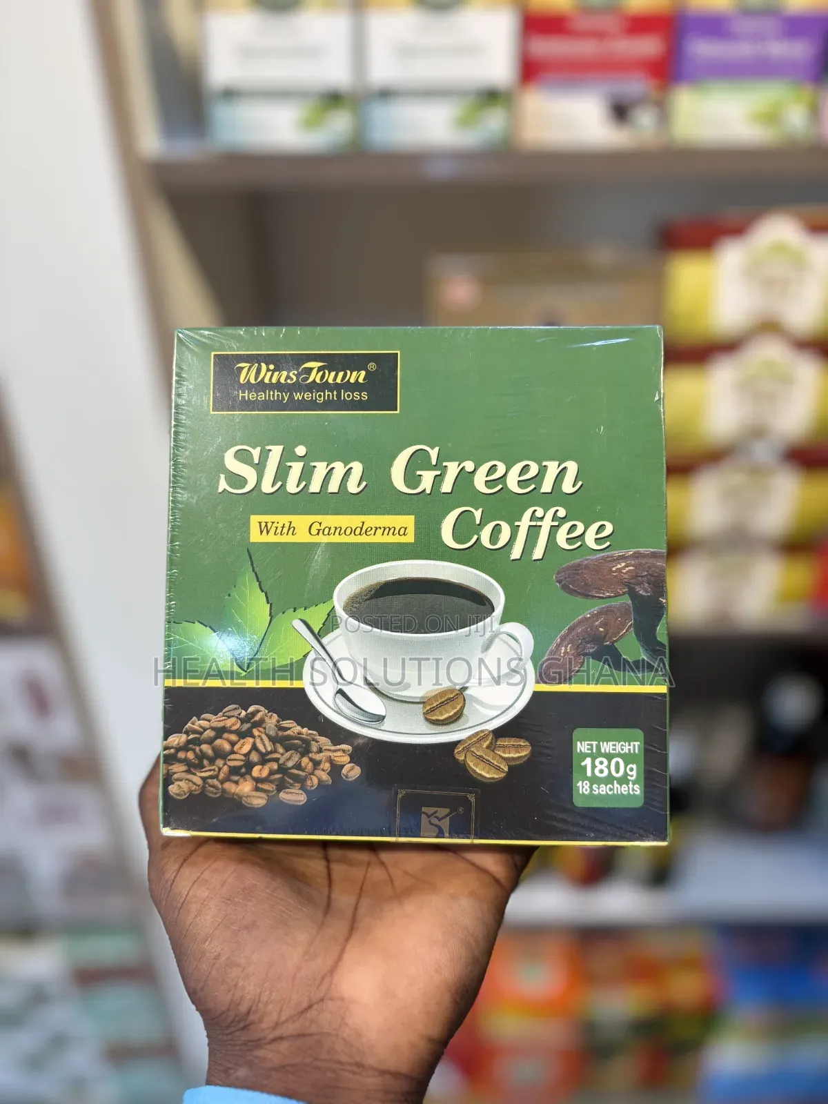 Slim Green Coffee Tea for Energy Metabolism Support