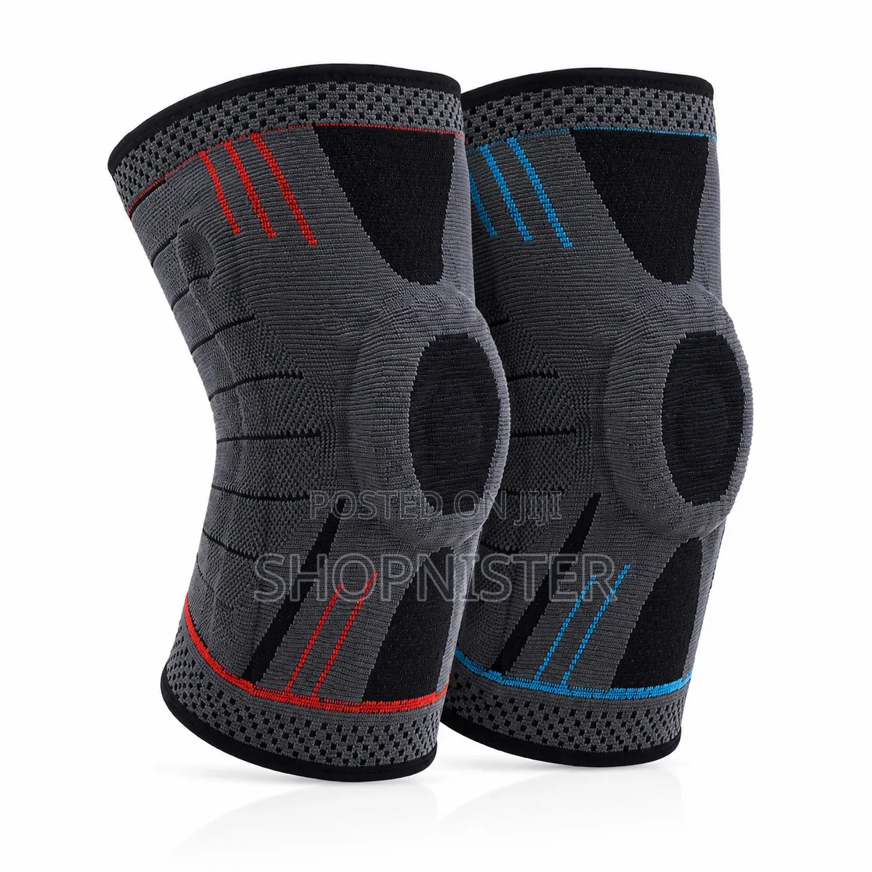 Premium Knee Support Brace With Silicone Cushion Blue M