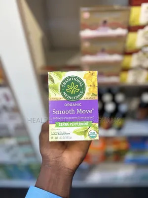 Organic Smooth Move Tea For Gentle Digestive Colon Support