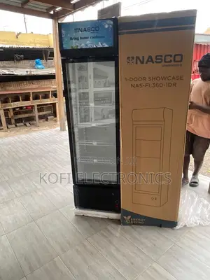 Nasco 298 Litres Glass Door Display Fridge