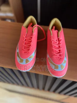 Nike Mercurial Turf Football Boots – Pink/Gold