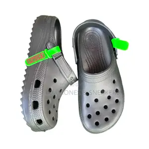 All Black Crocs