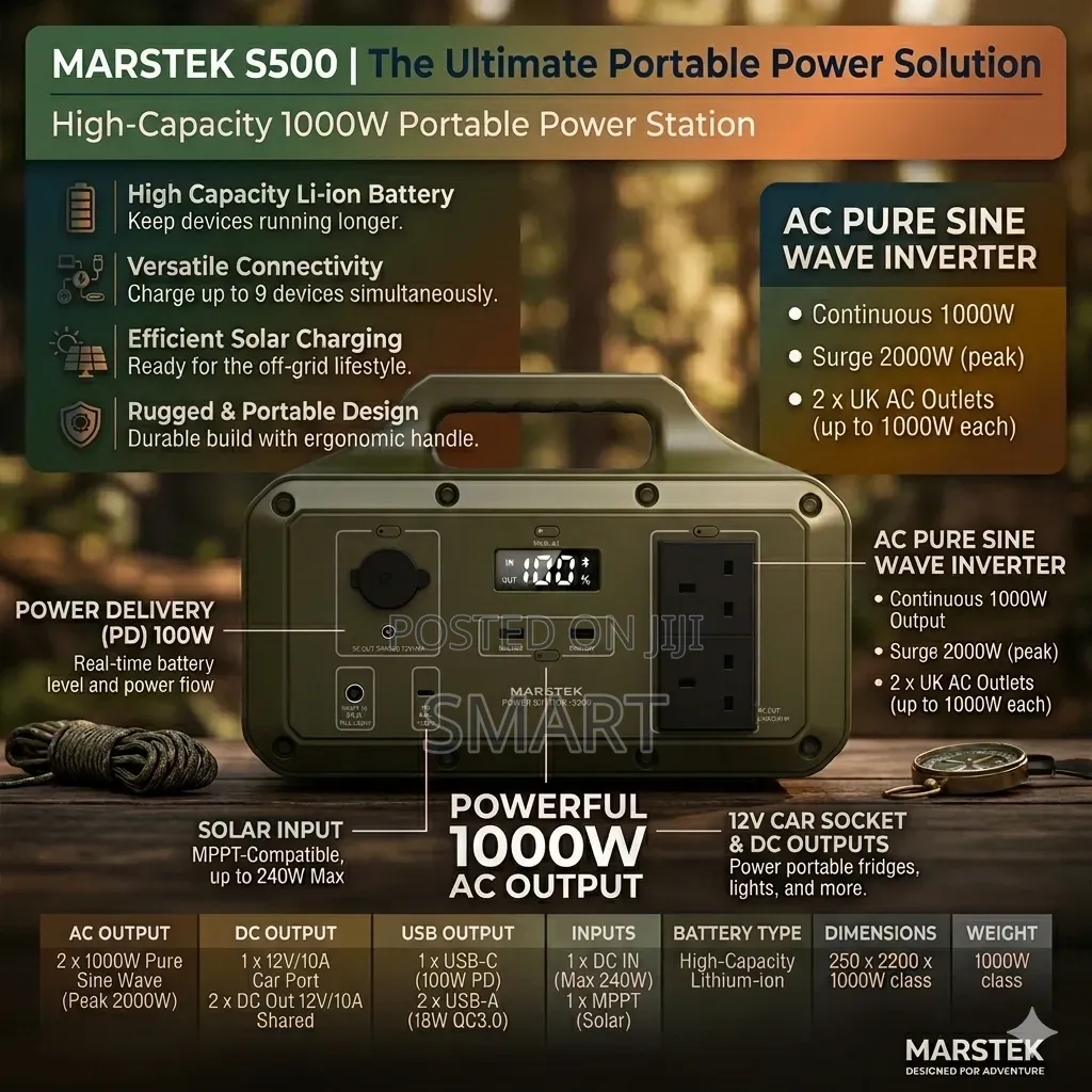 1000w Marsek Power Station