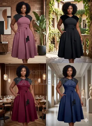 High End Ladies Official Flare Dress