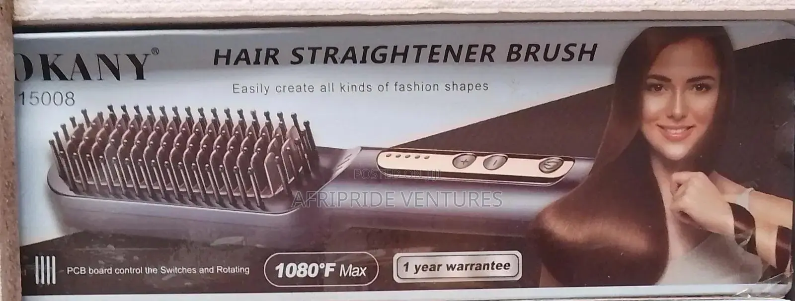 Straightening Brush for Natural Hairs