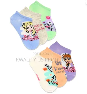 Disney Frozen Girls No-Show Socks - 6 Pairs