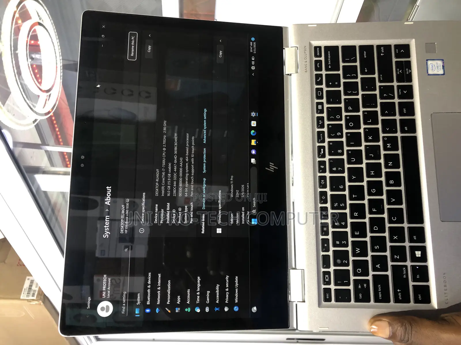 Laptop HP EliteBook x360 1030 G2 16GB Intel Core i7 SSD 512GB