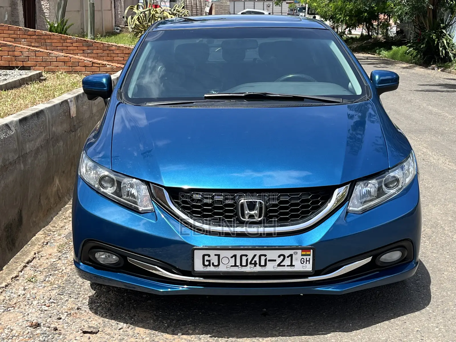 Honda Civic EX 4dr Sedan (1.8L 4cyl CVT) 2014 Blue