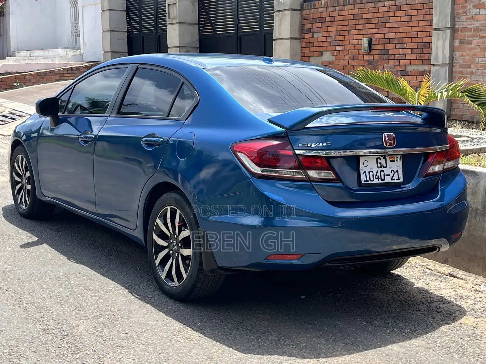 Honda Civic EX 4dr Sedan (1.8L 4cyl CVT) 2014 Blue
