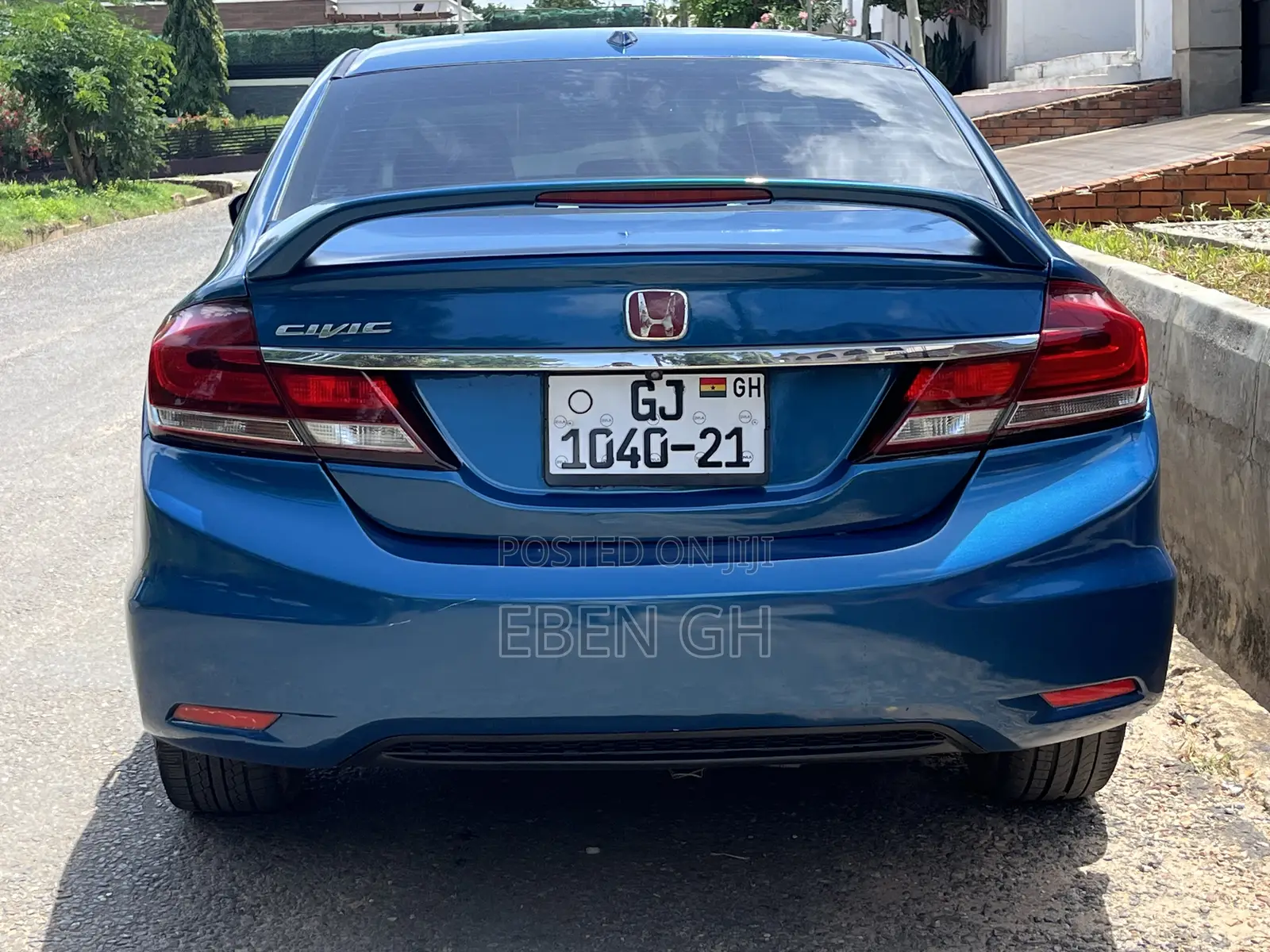 Honda Civic EX 4dr Sedan (1.8L 4cyl CVT) 2014 Blue