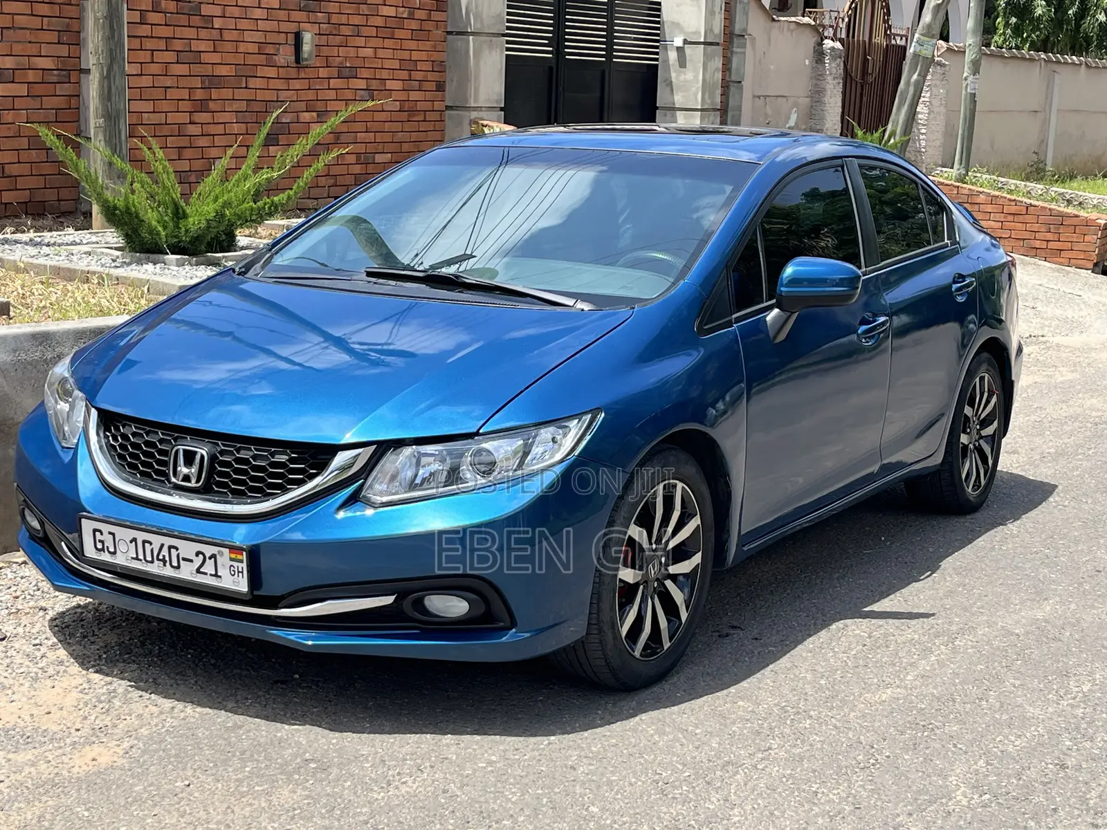 Honda Civic EX 4dr Sedan (1.8L 4cyl CVT) 2014 Blue