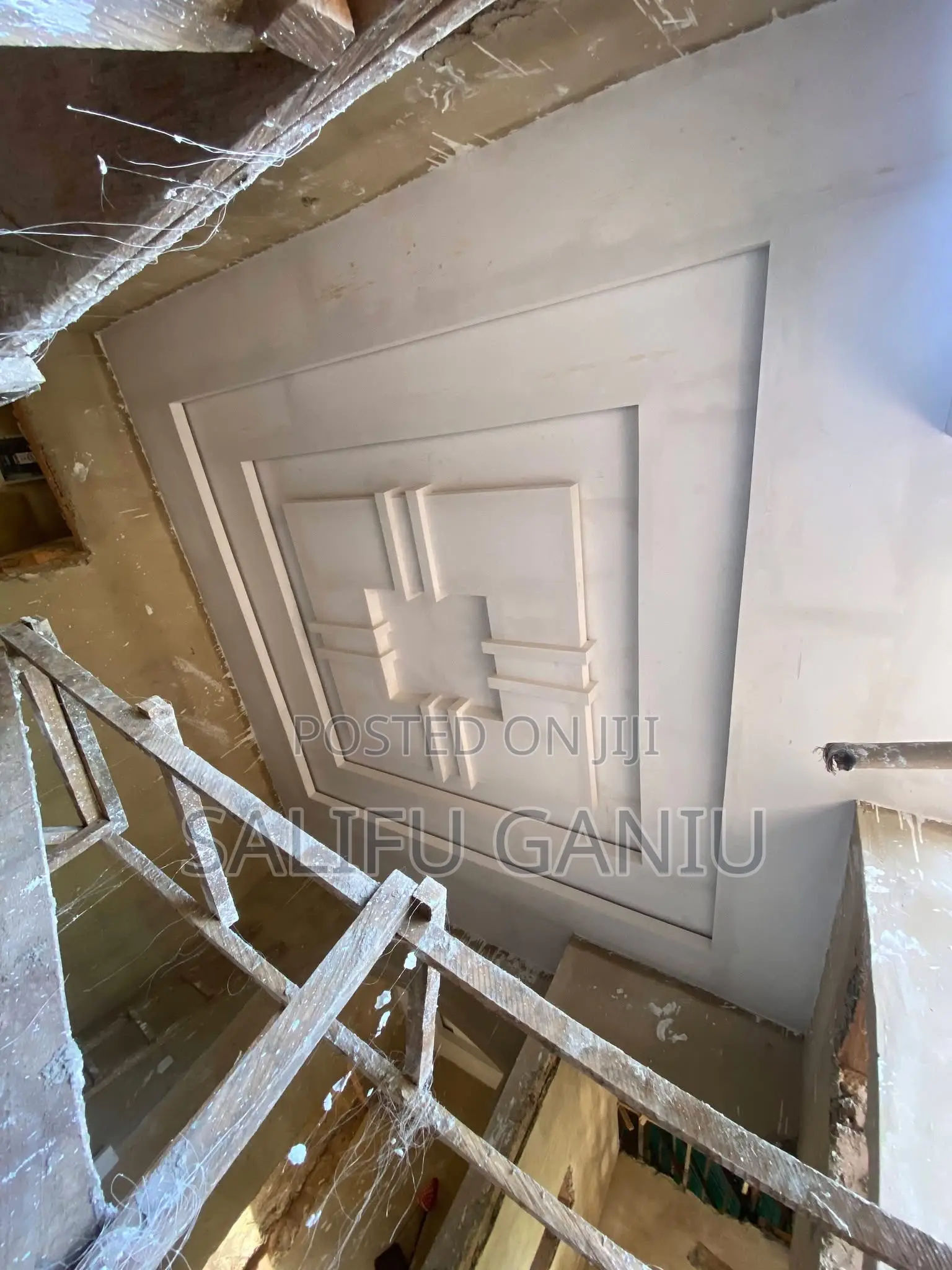 Only Fastened Ceiling Design