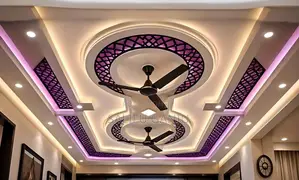Only Fastened Ceiling Design