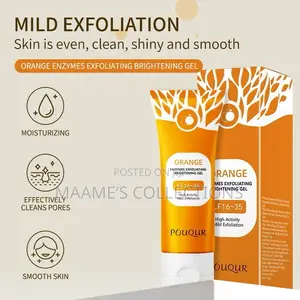 Pouqur Orange Enzyme Exfoliating Brightening Gel.