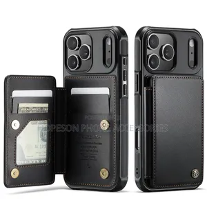 High Quality Shockproof Leather Case With Magnetic Wallet Card Holder