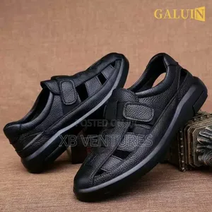 Closed-Toe
Leather Sandals