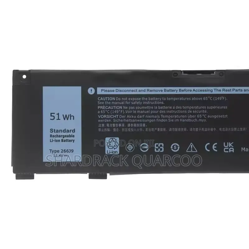 266j9 Laptop Battery Dell G3 15 3590 Ins 15pr-1545w 1548br 1645w