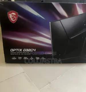 Msi 32 Inches Curved Edgeless Gaming Monitor, 165hz Brand New