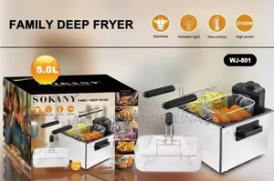 Sokany Deep Fryer 2 in 1 .(5liters Each)