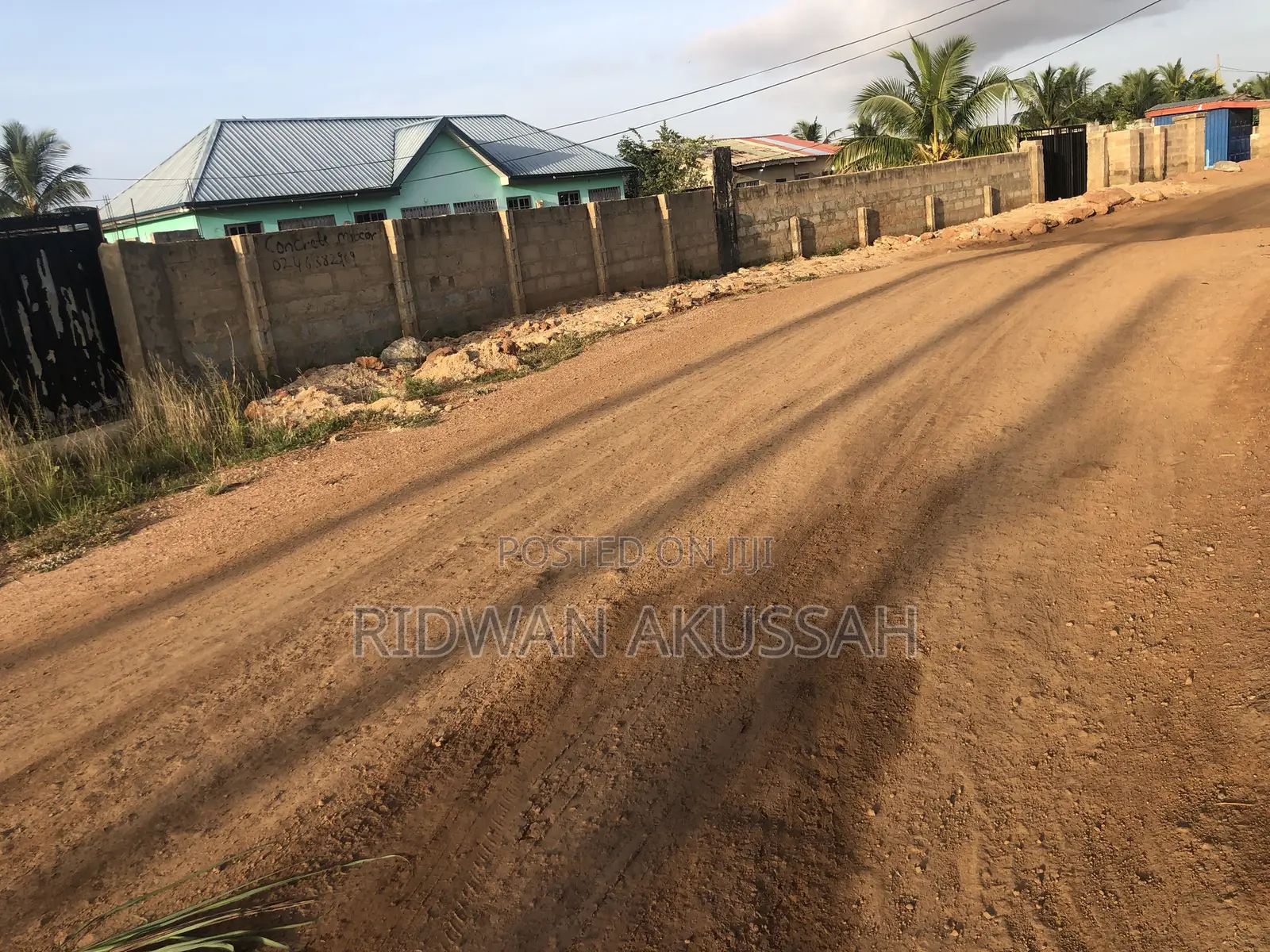 1 Plot of Land With 2 Bedroom Uncompleted on It at Kasoa Estate Camp