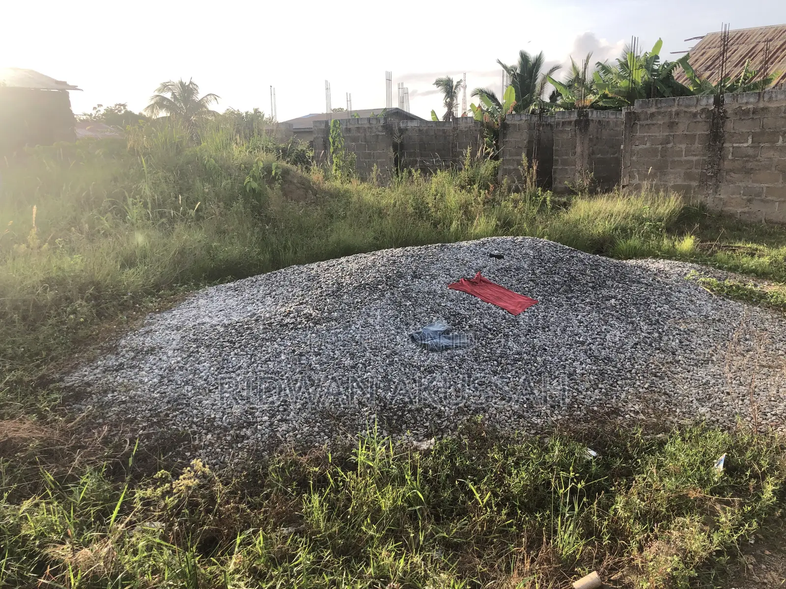 1 Plot of Land With 2 Bedroom Uncompleted on It at Kasoa Estate Camp