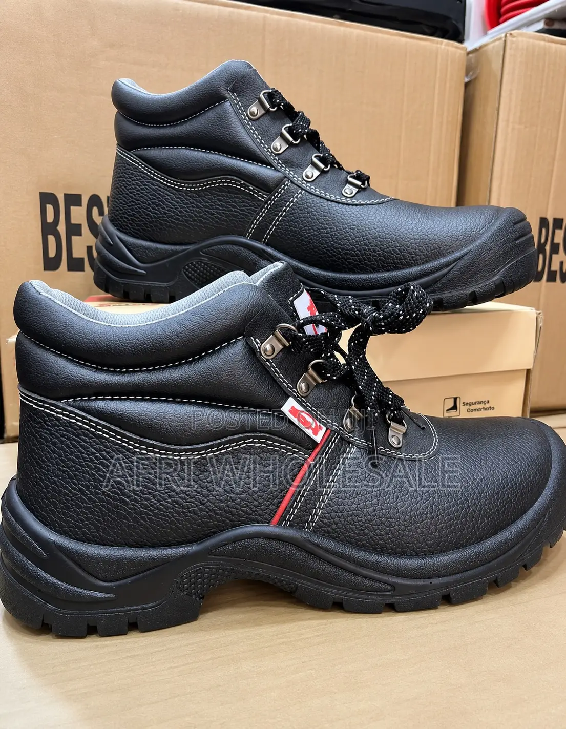 Heavy Duty Safety Boots Steel Toe Industrial Work Footwear