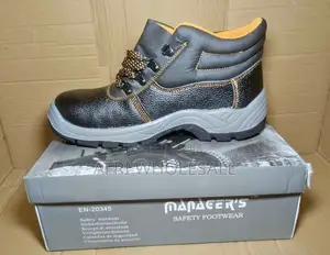 Work Safety Boots Steel Toe Slip Resistant Industrial Construction