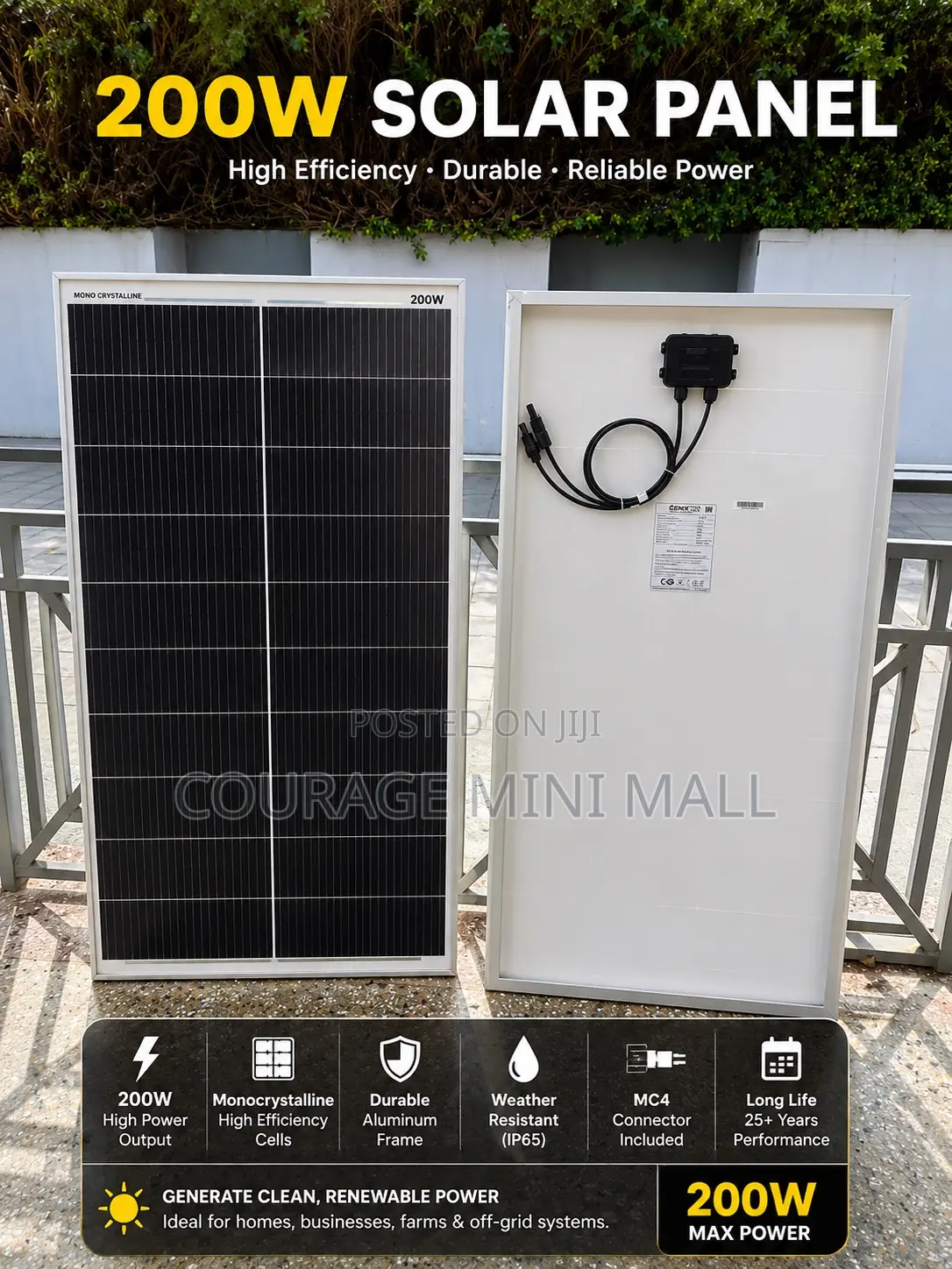 Restar 200 Poly Solar Panel