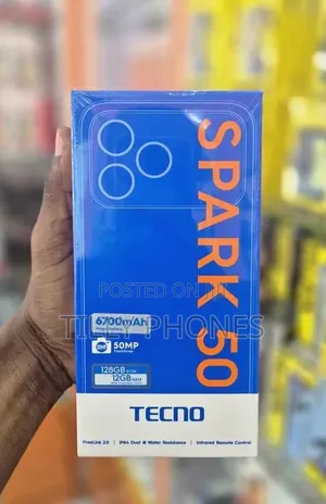 New Tecno Spark 50 128 GB Black