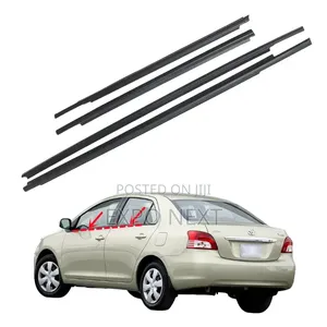 Toyota Yaris Sedan 2007-2016 Window Moulding Trim Weatherstrip Chrome