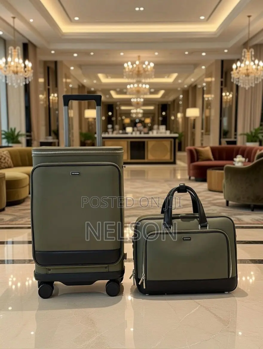 Suitcase and Backpack
