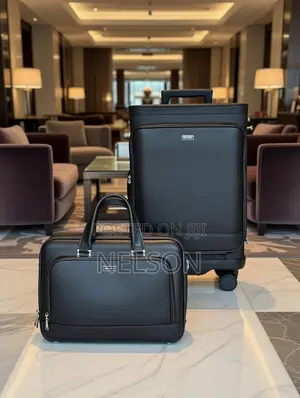 Suitcase and Backpack