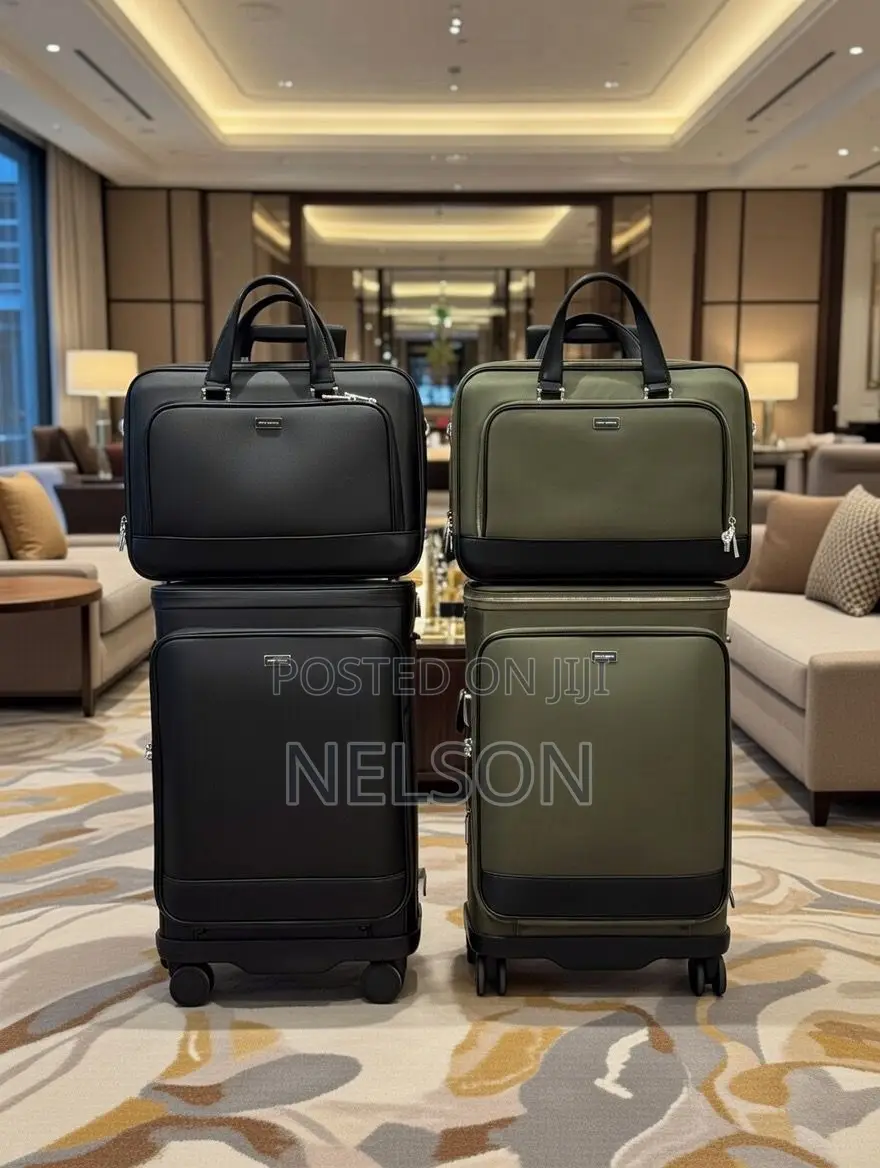 Suitcase and Backpack
