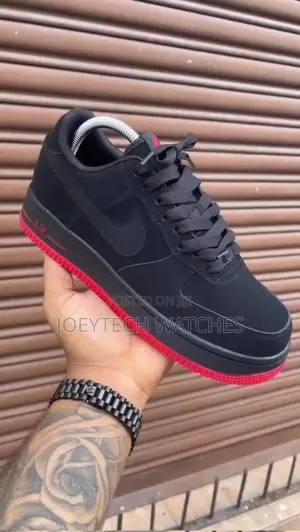 Nike Air Force 1 Low “Black/Red”