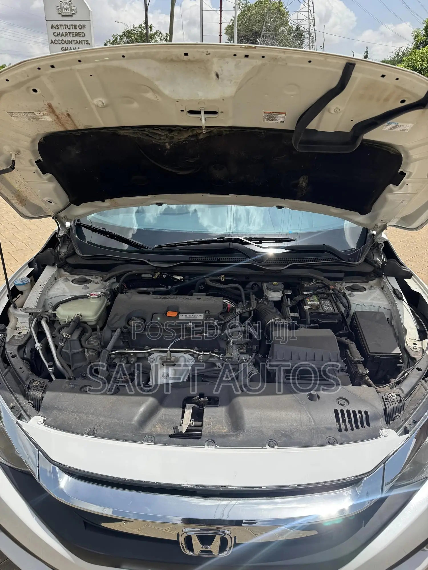 Honda Civic EX 4dr Sedan (2.0L 4cyl) 2017 White