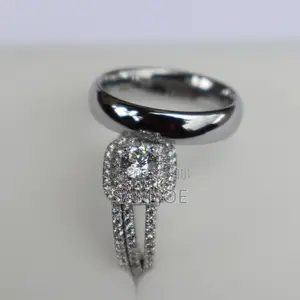 Wedding Rings - Tungsten and Silver Set