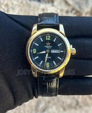 Time Star Leather Watch