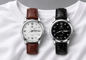 Time Star Leather Watch