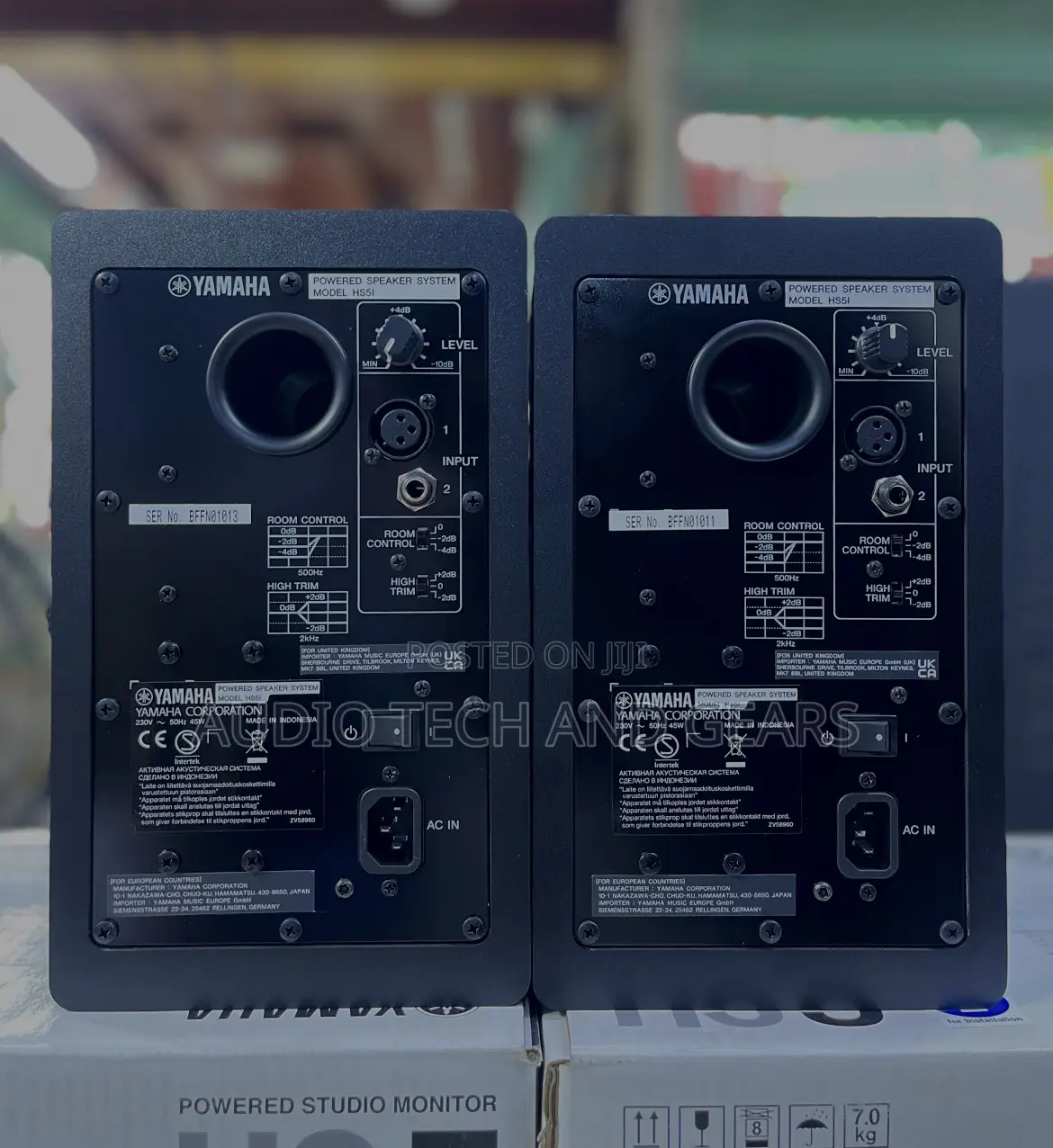 Yamaha Hs5 Powered Studio Monitors