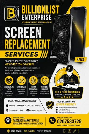 All Mobile Phones Screen Replacement
