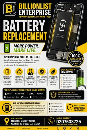 Professional Battery Replacement