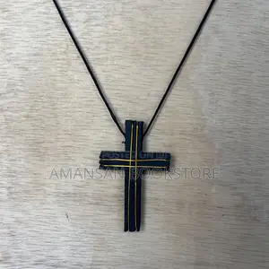 Cross Necklace (Black)