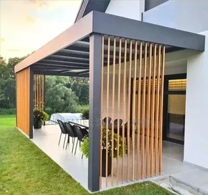 Strong Wooden Pergola With Modern Finish