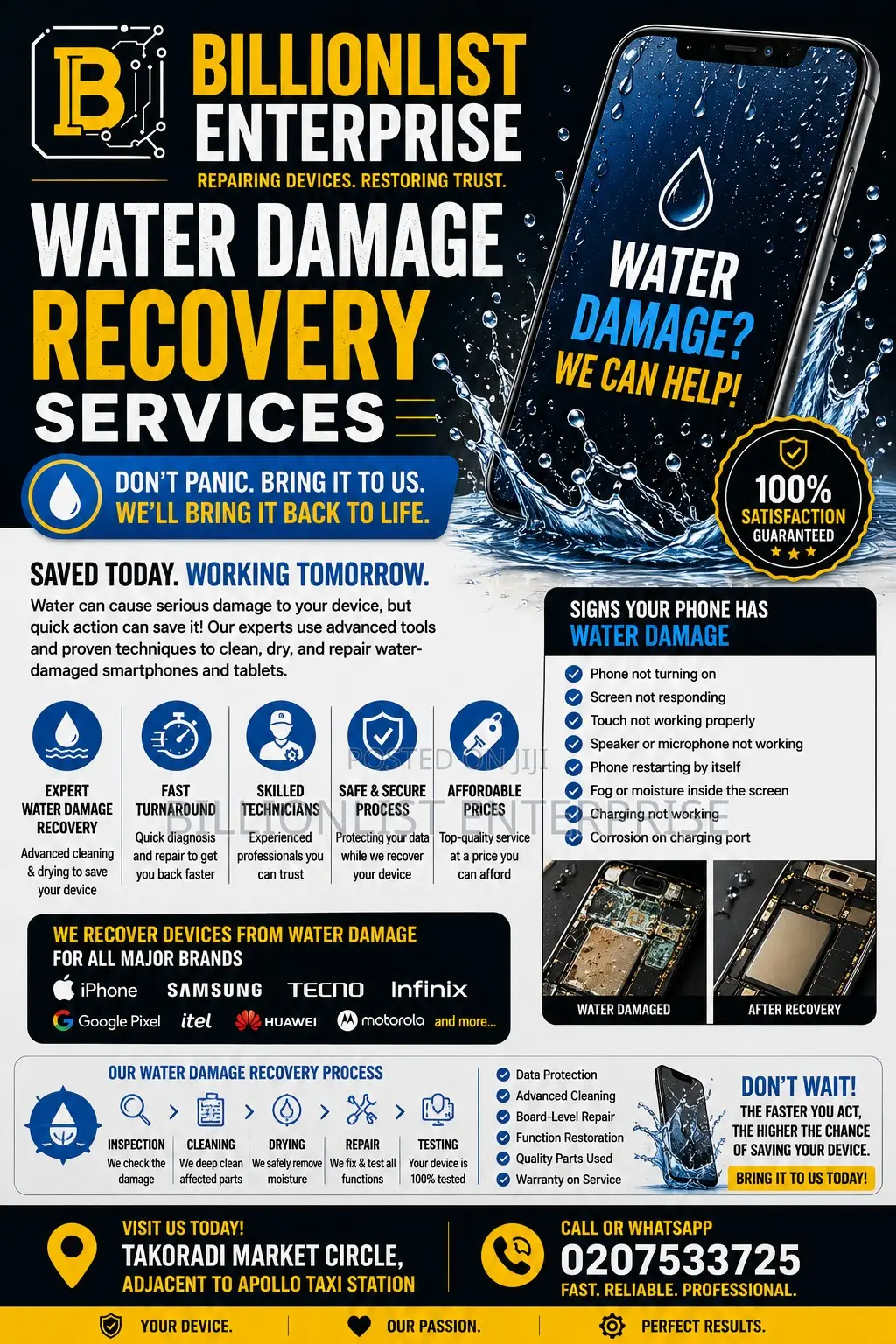 Professional Water Damage Repairs
