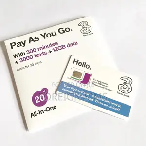 Uk Sim Card With £5 Credit in Ghana – Instant Activation SMS Ready