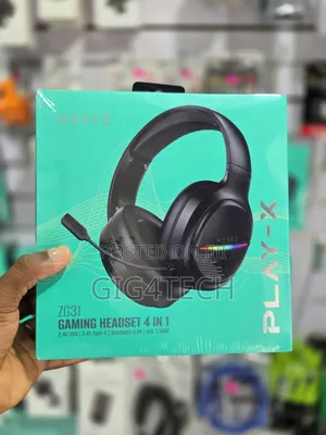 Heatz Zg31 RGB Gaming Headset Bluetooth USB Aux and Microphone