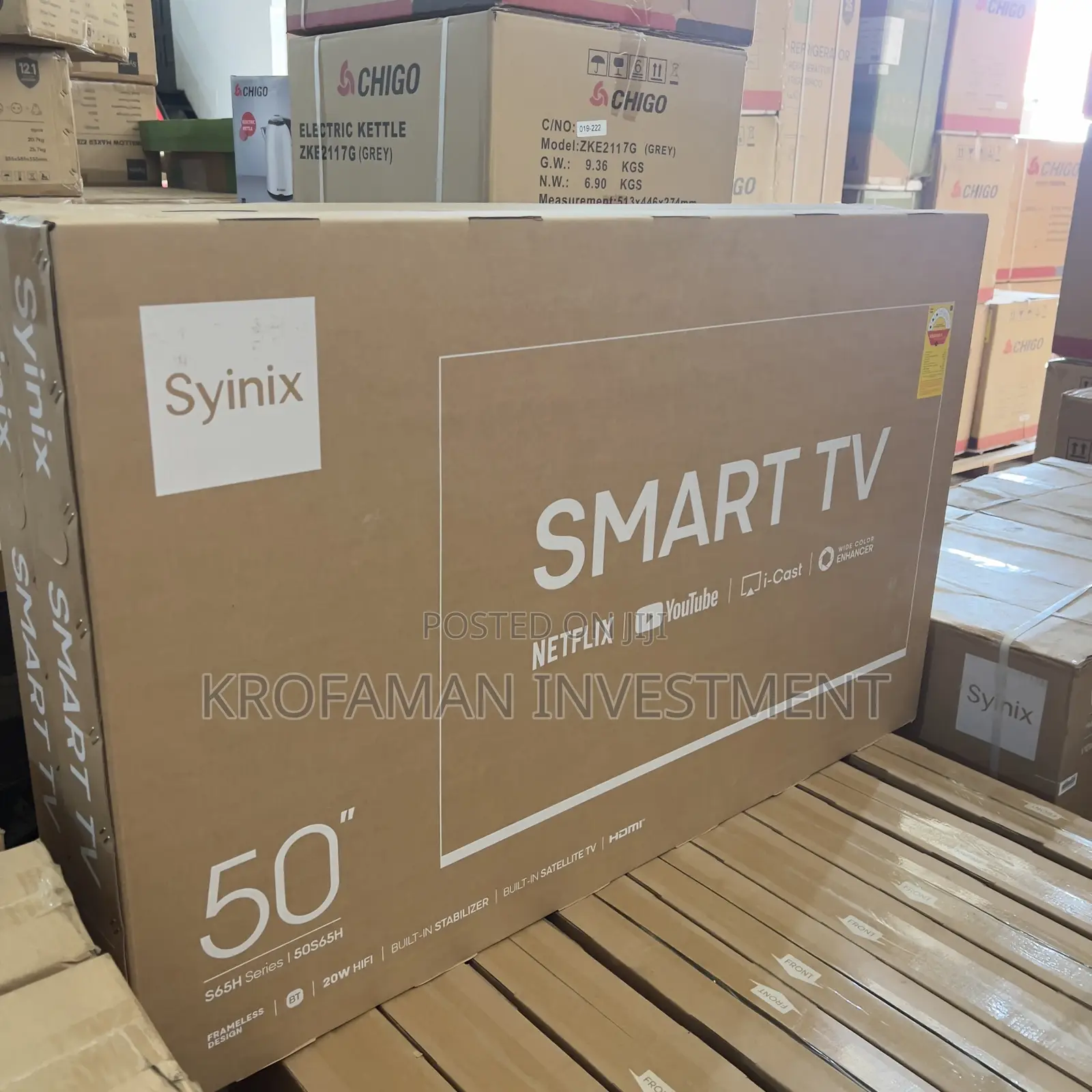 Syinix 50 Inch Smart Tv