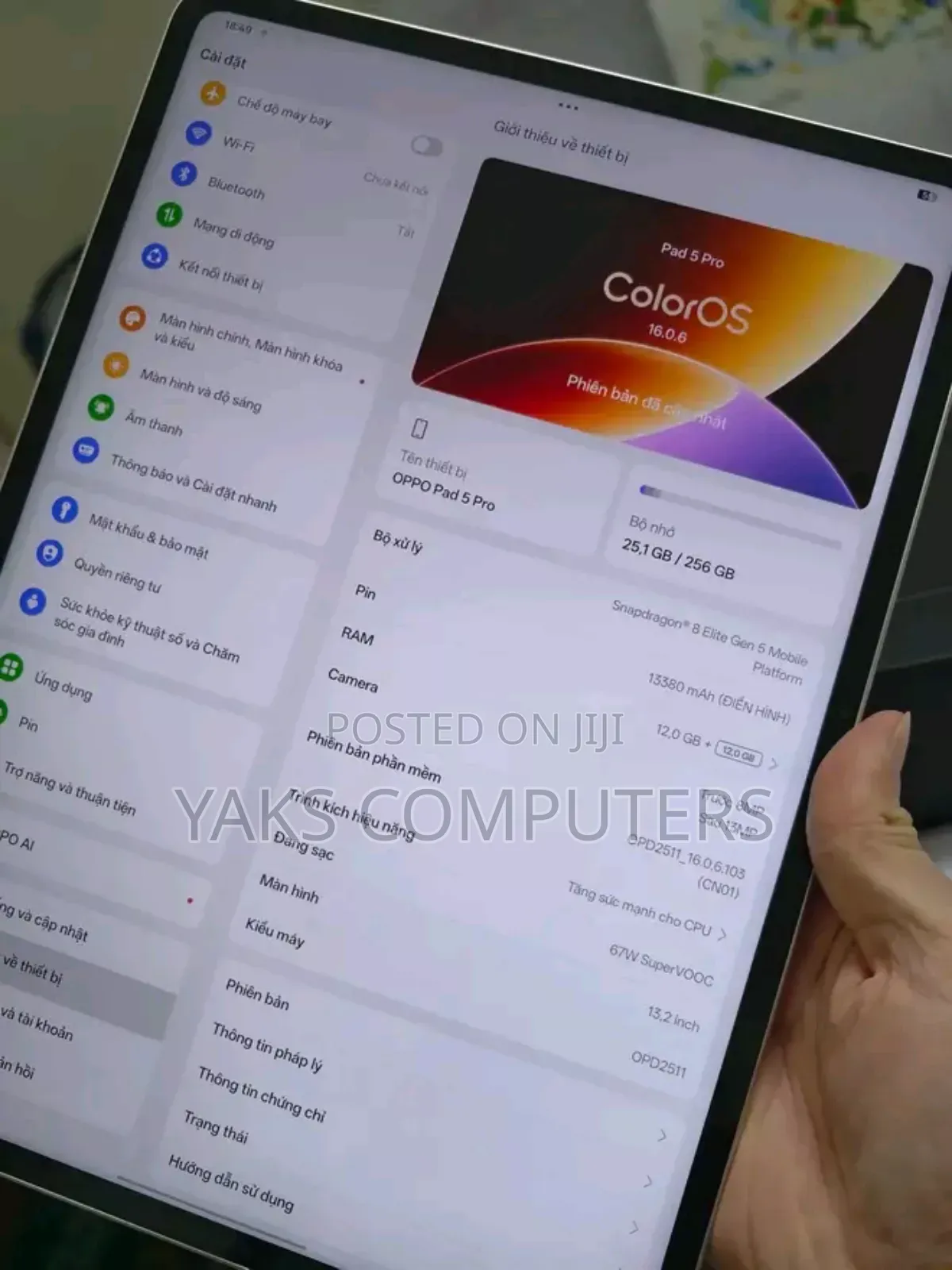 New Tablet 256 GB Gray
